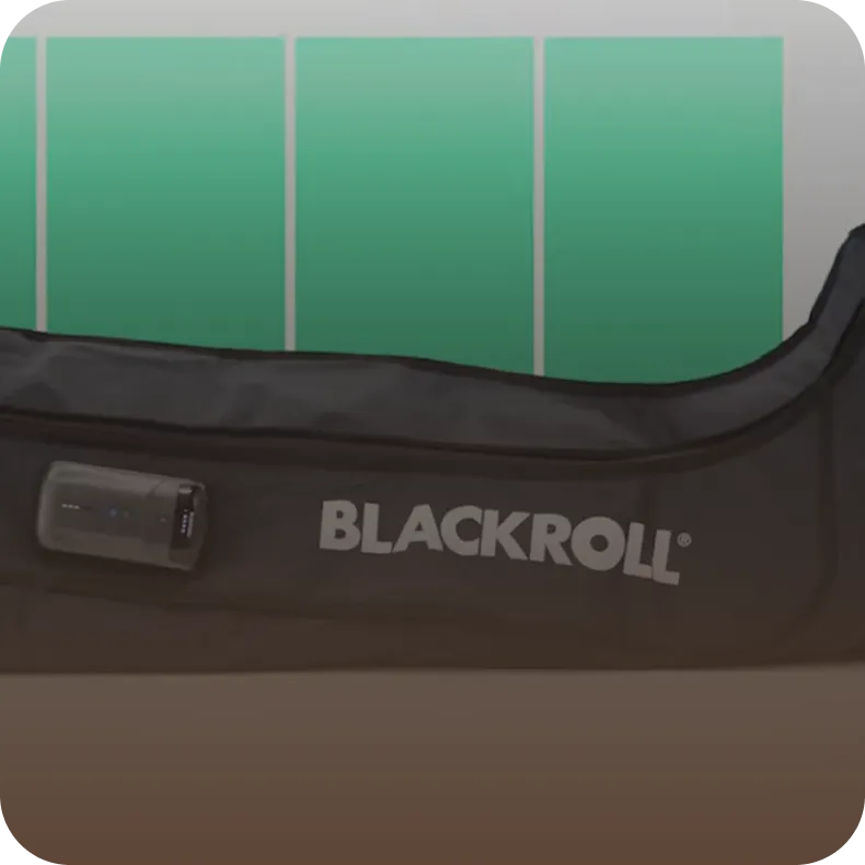 BLACKROLL Compression Boots – Einsatz vor dem Training im Grünen Modus