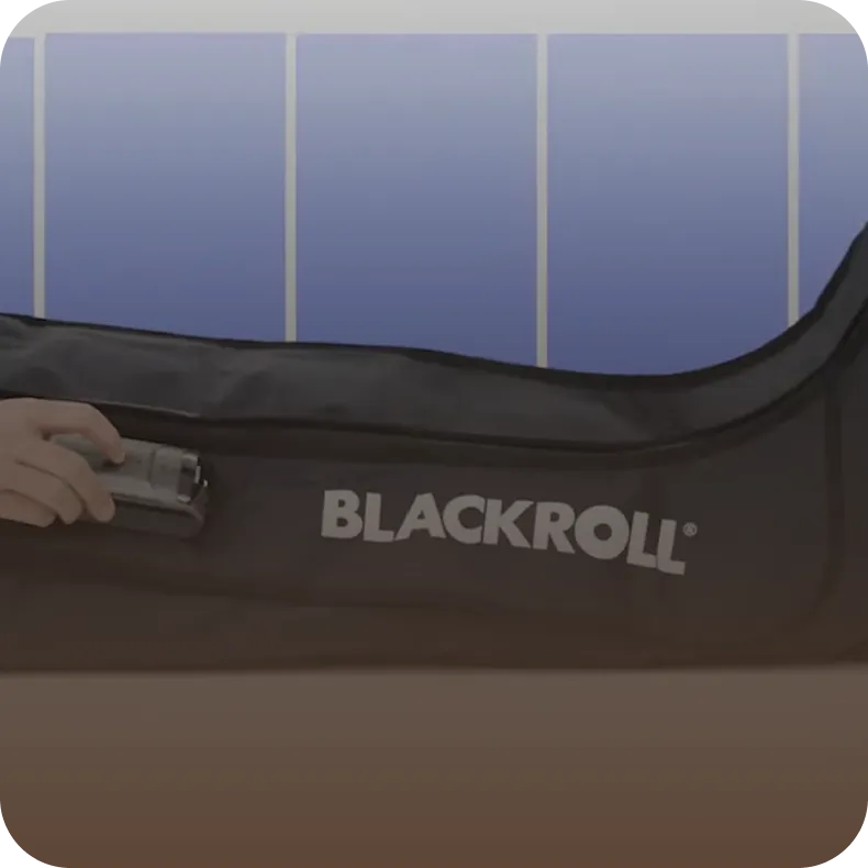 BLACKROLL Compression Boots – Einsatz nach dem Training im Blauen Modus
