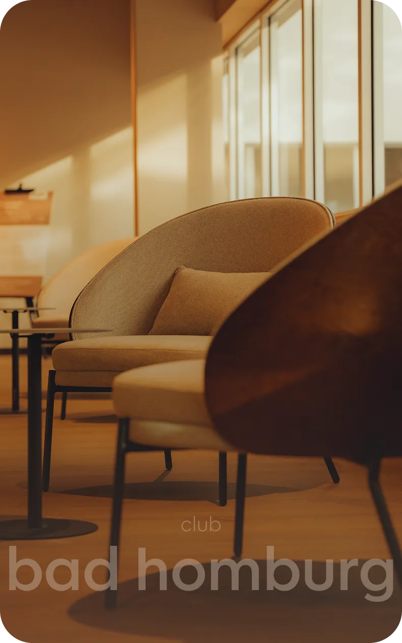Loungebereich im peoples Fitness Signature Club Bad Homburg