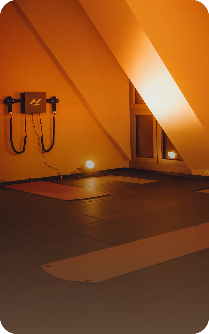 Recovery-Bereich im Peoples Fitness Studio