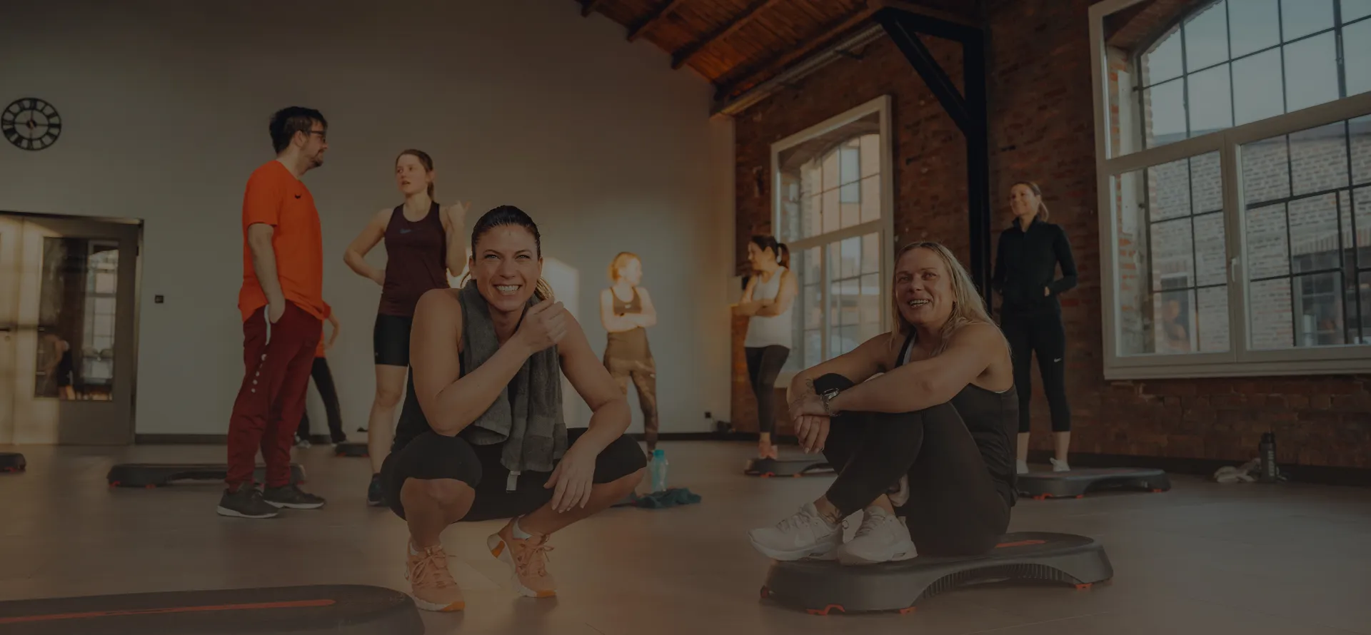 Gemeinsames Kurstraining bei peoples